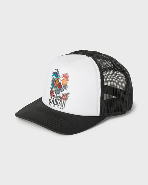 Hawaii Carnage 5-Panel Trucker Hat - White