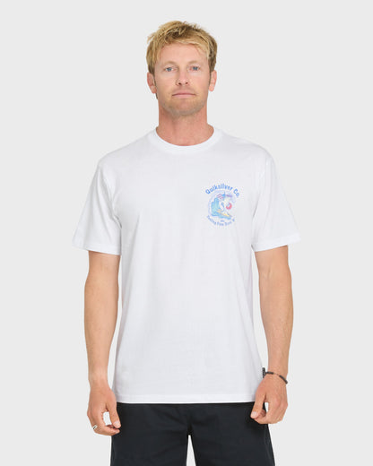 Patriot Dolphin Short Sleeve Knit T-Shirt - White