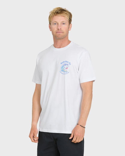 Patriot Dolphin Short Sleeve Knit T-Shirt - White