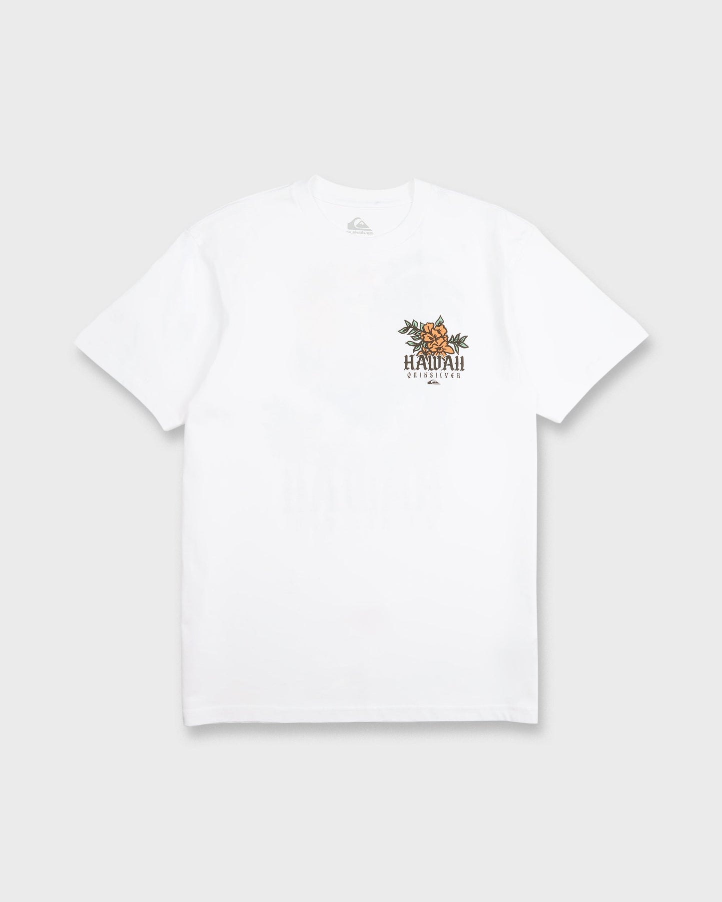 Hawaii Da Rooster Classic Short Sleeve Knit T-Shirt - White