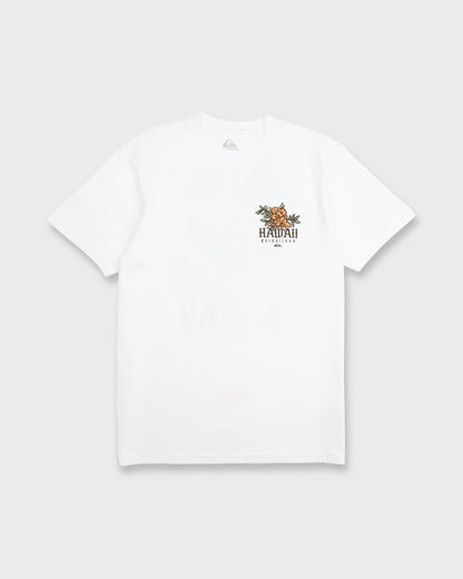 Hawaii Da Rooster Classic Short Sleeve Knit T-Shirt - White