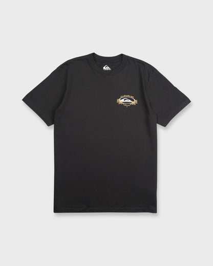 Hawaii Floral Classic Short Sleeve Knit T-Shirt - Black