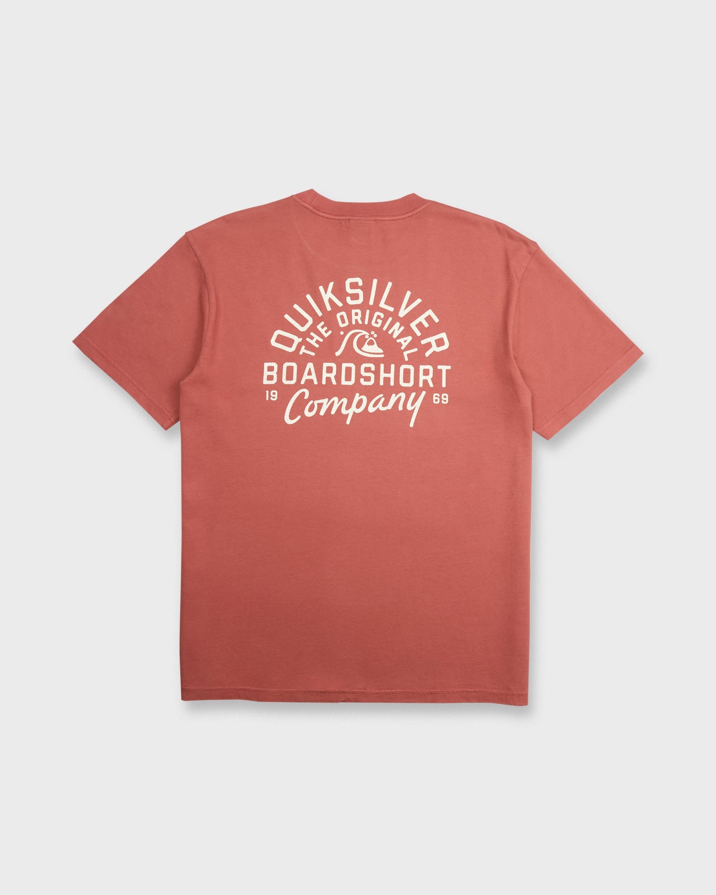 Factory Label Pigment Dye Short Sleeve Cotton T-Shirt - Bossa Nova