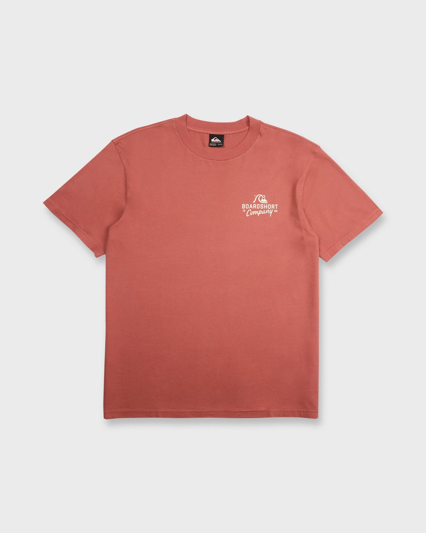 Factory Label Pigment Dye Short Sleeve Cotton T-Shirt - Bossa Nova