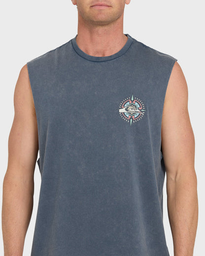 Shooting Stars Tank Top - Dark Denim