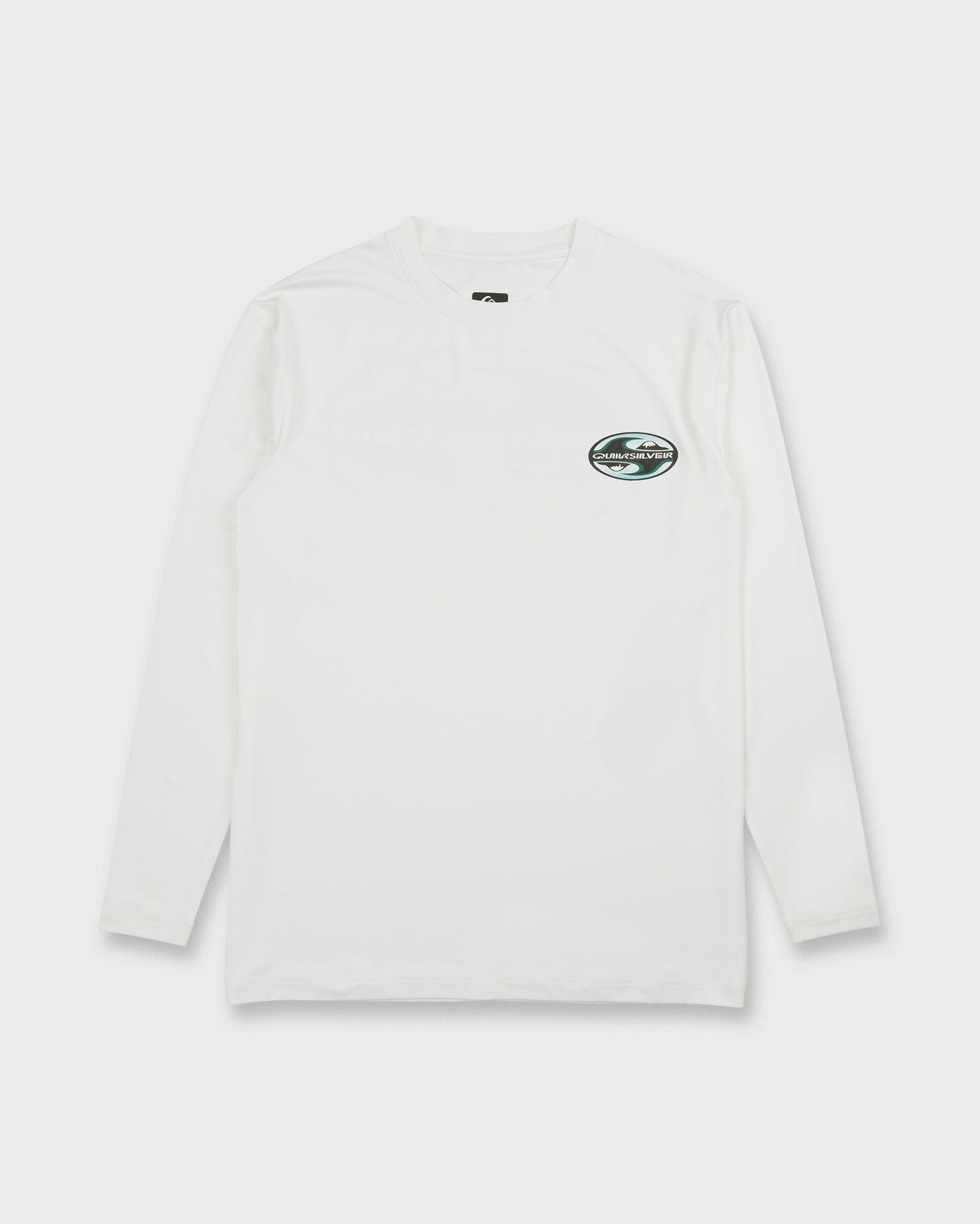 All Day Graphic 50 UPF Long Sleeve Surf Tee - White