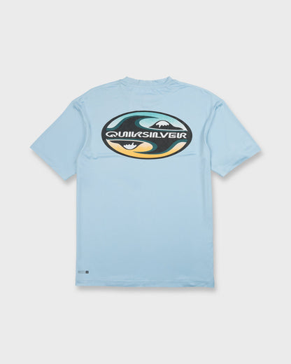 All Day Graphic 50 UPF Short Sleeve Surf Tee - Skyway