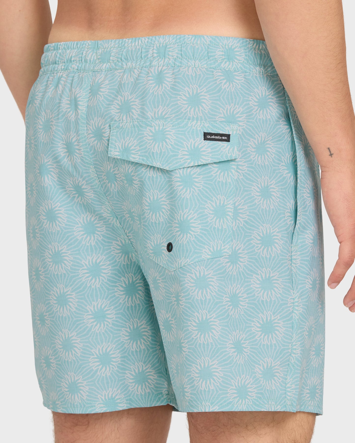 Ocean Mayhem 17" Swim Trunks - Aqua