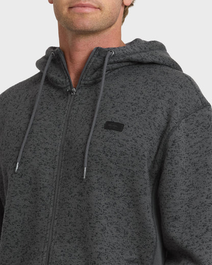 Keller Full-Zip Hoodie - Black Heather