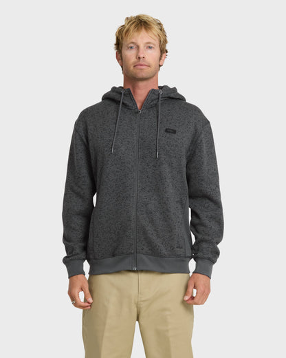 Keller Full-Zip Hoodie - Black Heather