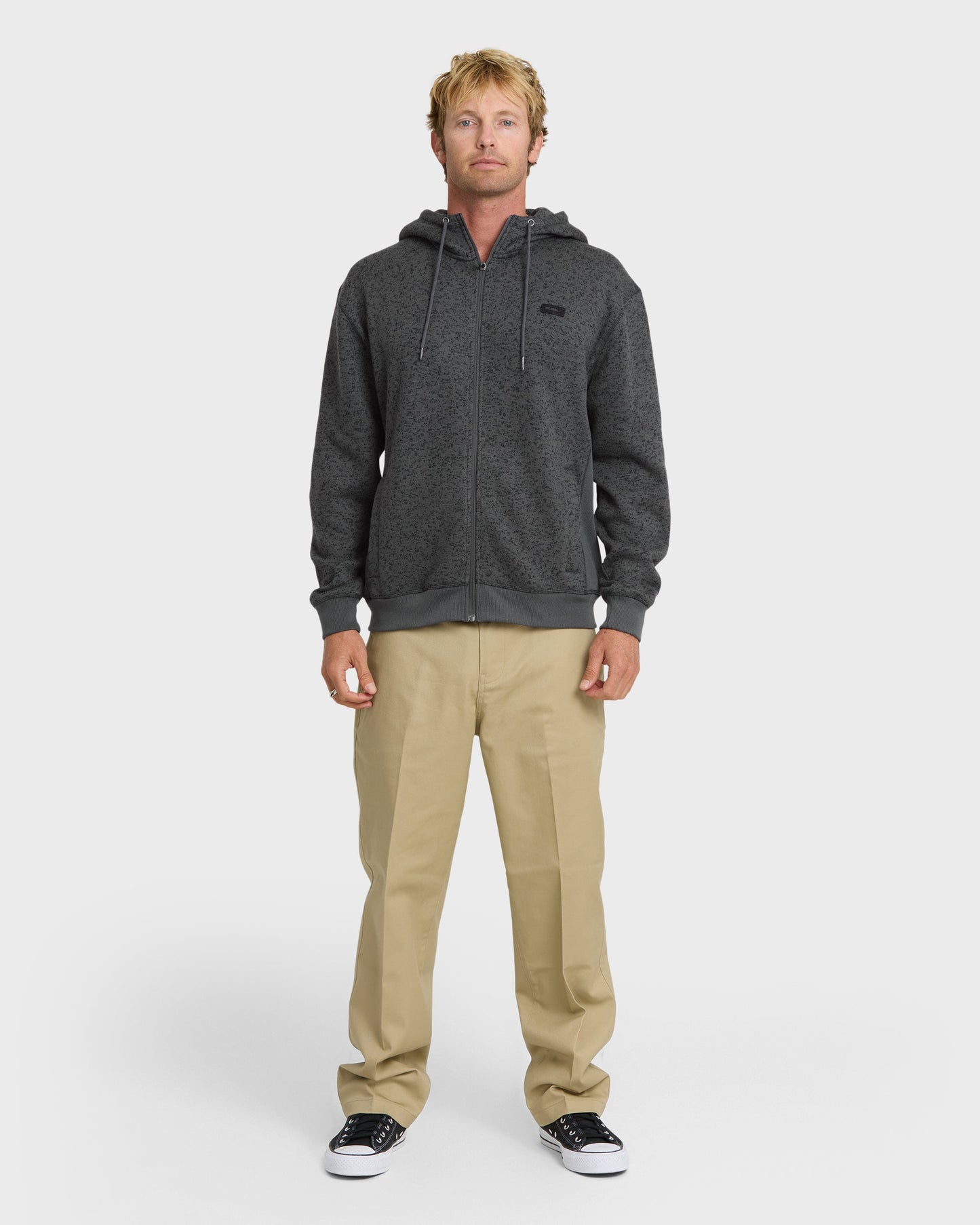 Keller Full-Zip Hoodie - Black Heather