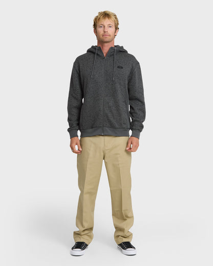 Keller Full-Zip Hoodie - Black Heather