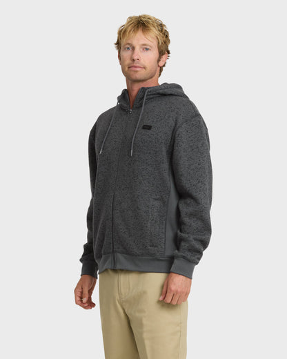 Keller Full-Zip Hoodie - Black Heather