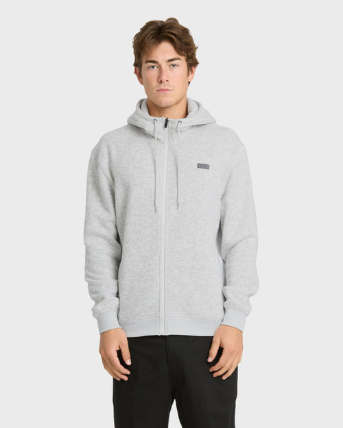 Keller Full-Zip Hoodie - Light Gray Heather