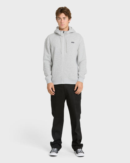 Keller Full-Zip Hoodie - Light Gray Heather