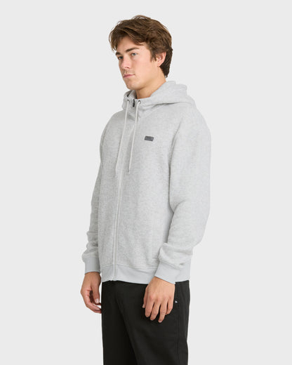 Keller Full-Zip Hoodie - Light Gray Heather