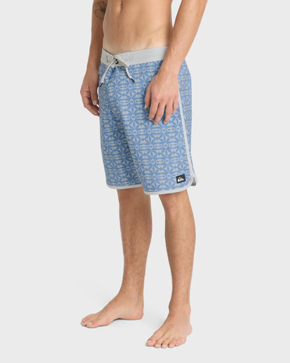 Nature Tile 19" Boardshorts - Quiet Harbor