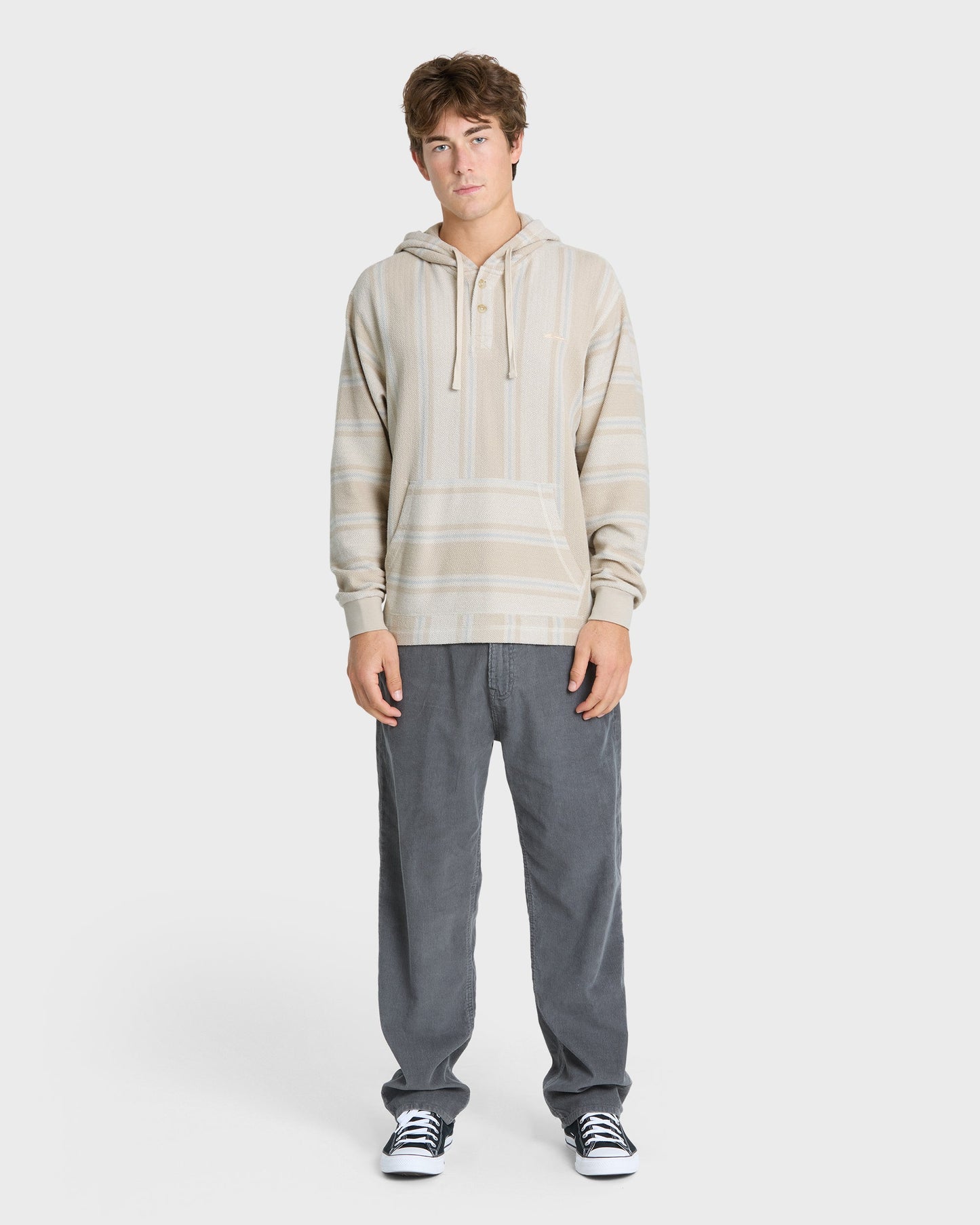 Chileno Henley Hoodie - Peyote