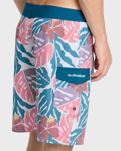 Forest Peak 20" Boardshorts - Blue Coral
