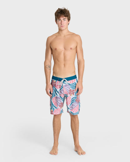 Forest Peak 20" Boardshorts - Blue Coral