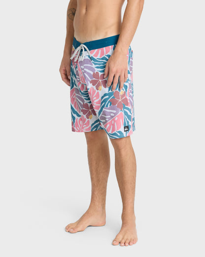 Forest Peak 20" Boardshorts - Blue Coral