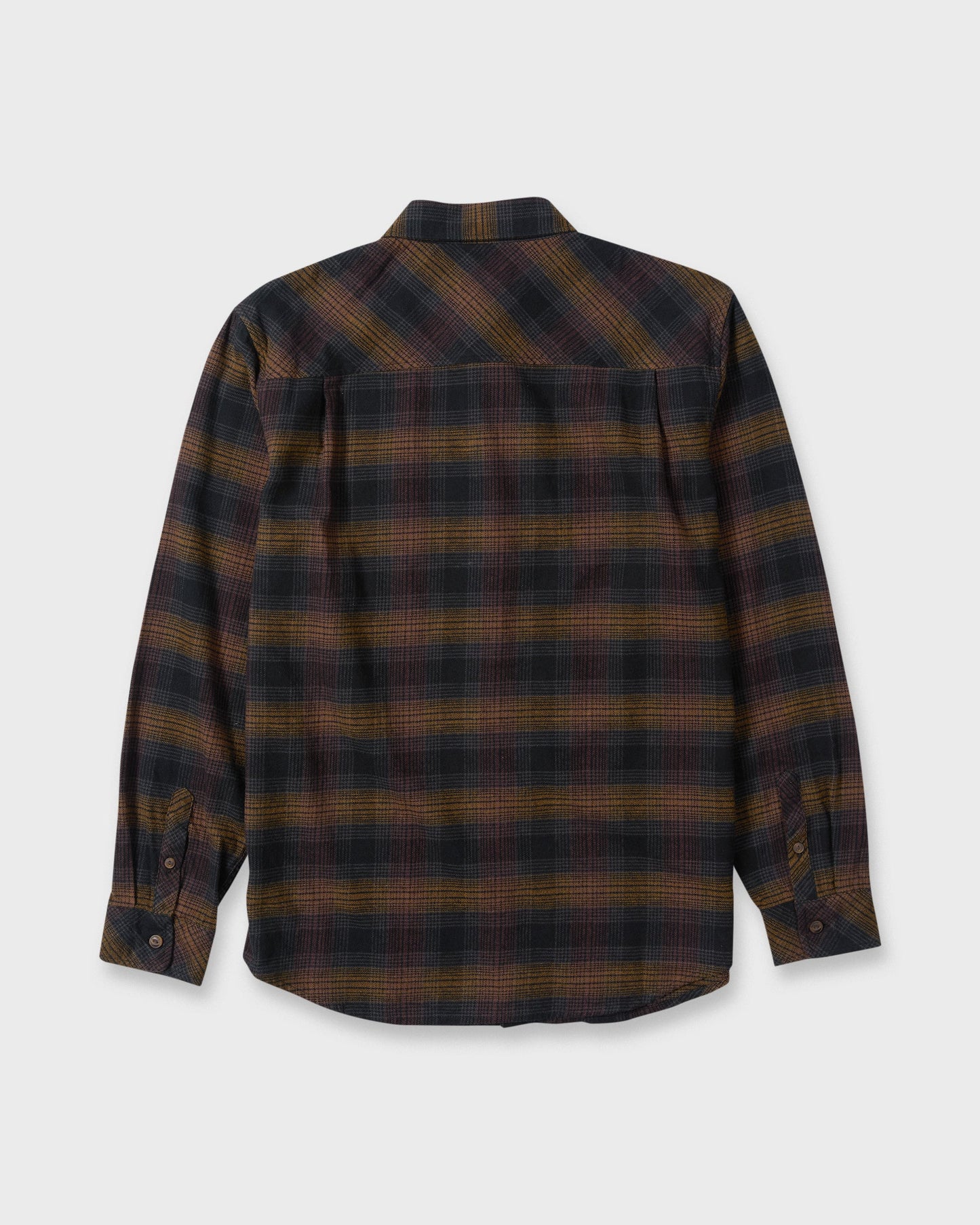 Breakwater Check Long Sleeve Flannel Shirt - Anthracite