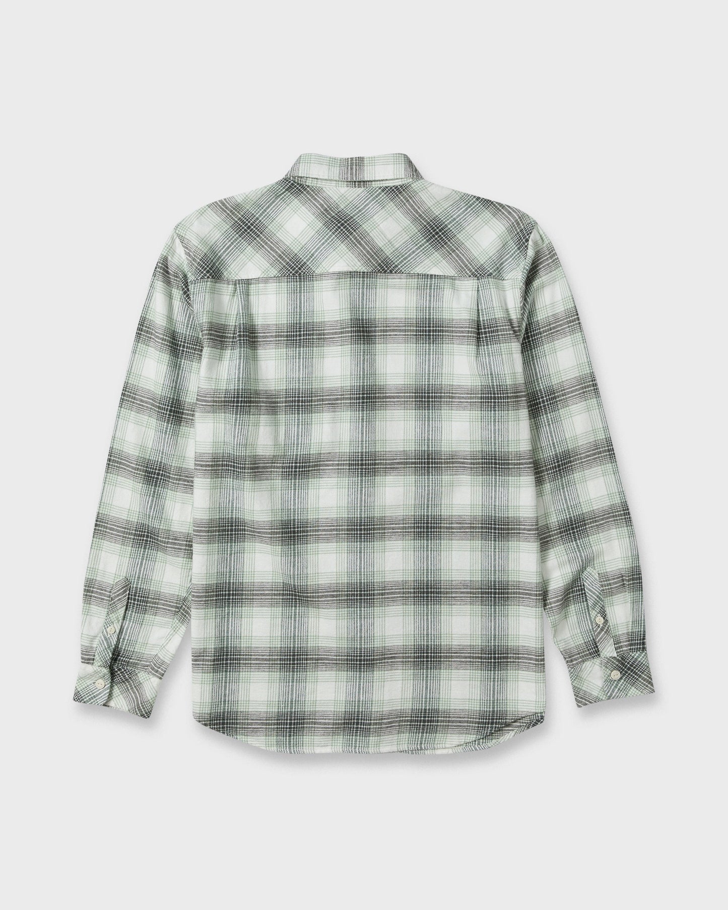 Breakwater Check Long Sleeve Flannel Shirt - Snow White