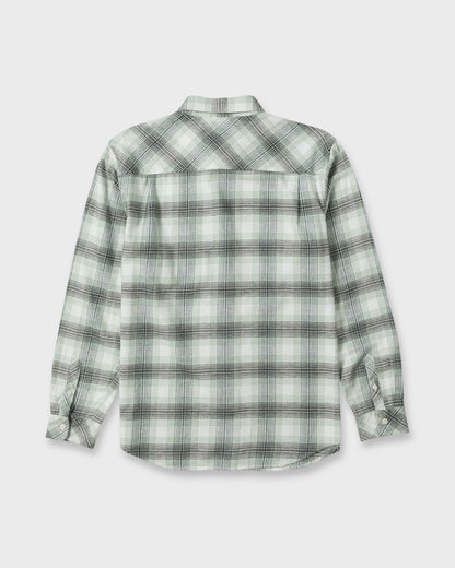 Breakwater Check Long Sleeve Flannel Shirt - Snow White