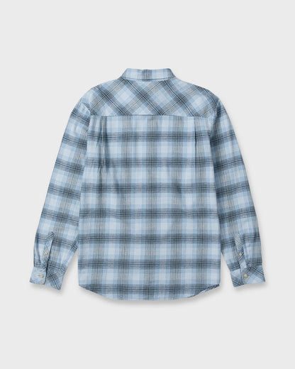 Breakwater Check Long Sleeve Flannel Shirt - Skyway