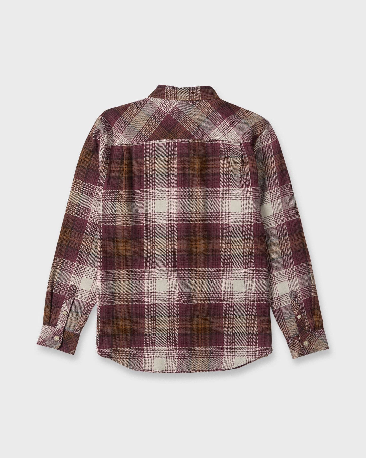 Avalon Long Sleeve Flannel Shirt - Oxblood Red