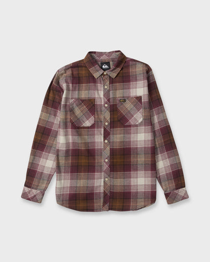 Avalon Long Sleeve Flannel Shirt - Oxblood Red