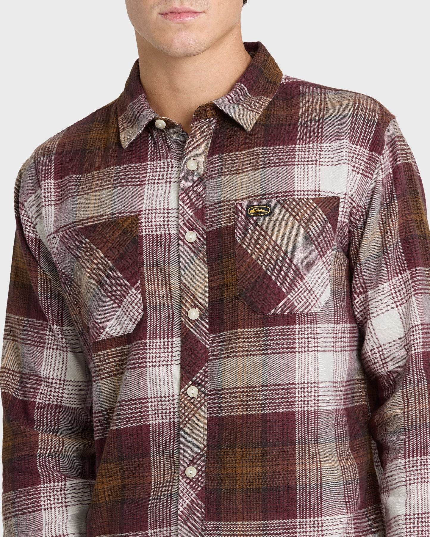 Avalon Long Sleeve Flannel Shirt - Oxblood Red