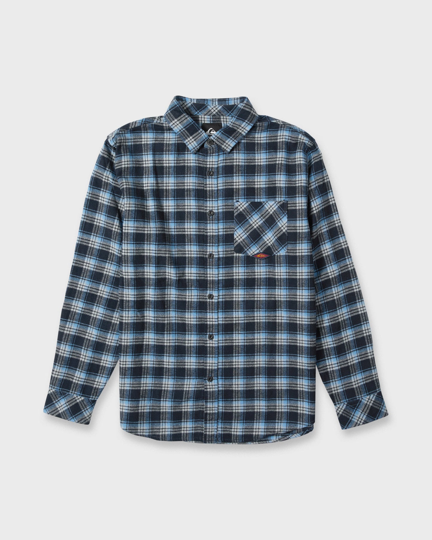 Saltwater Long Sleeve Flannel Shirt - Total Eclipse