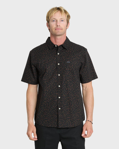 Mesa Meadow Classic Short Sleeve Woven Shirt - Anthracite