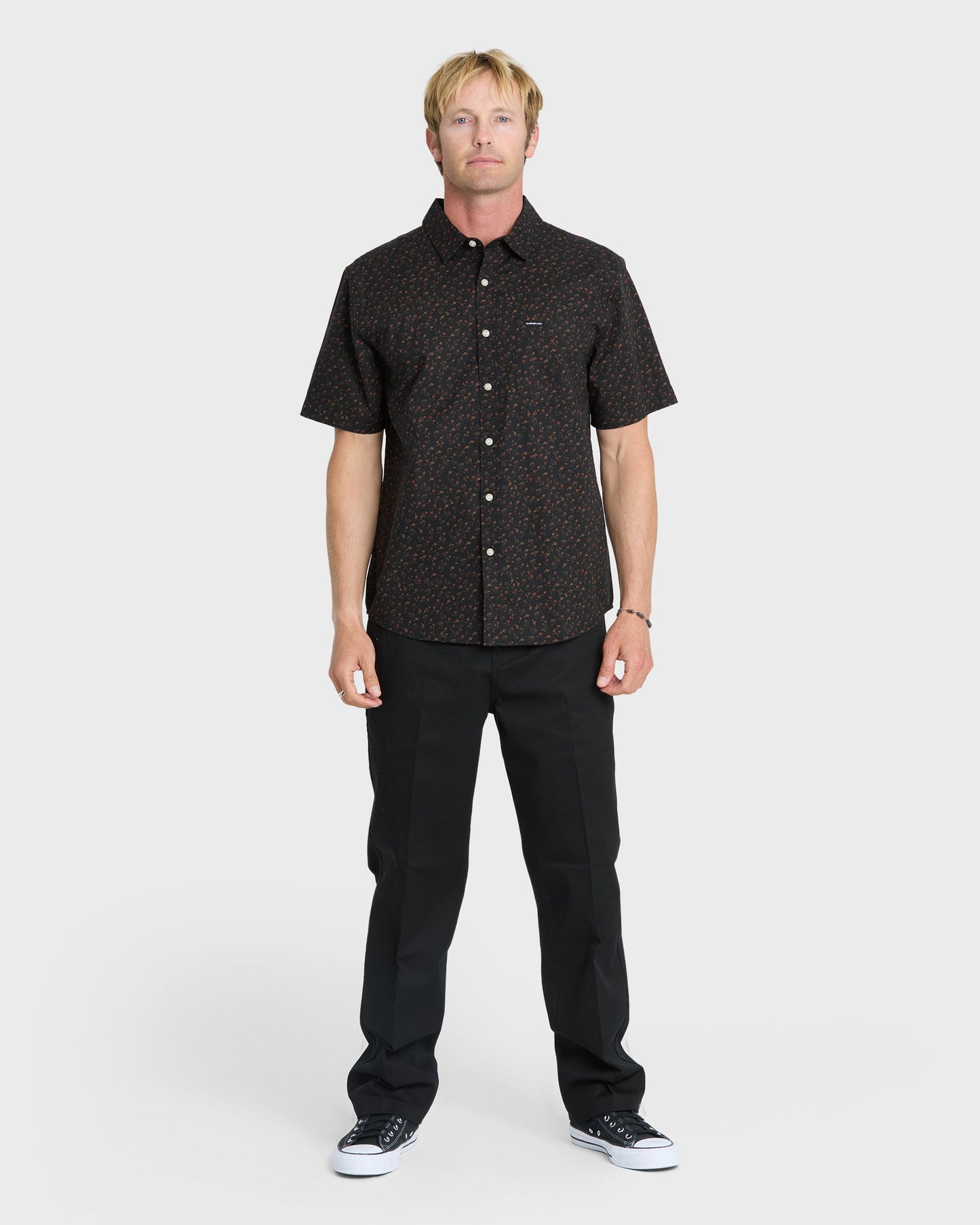 Mesa Meadow Classic Short Sleeve Woven Shirt - Anthracite