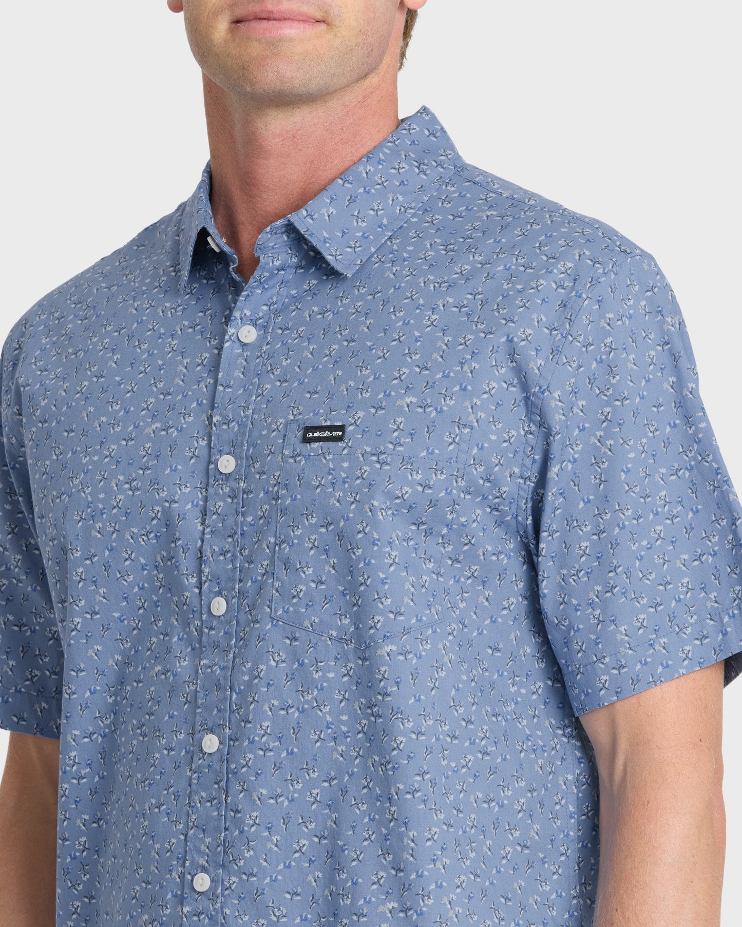 Mesa Meadow Classic Short Sleeve Woven Shirt - Quiet Harbor