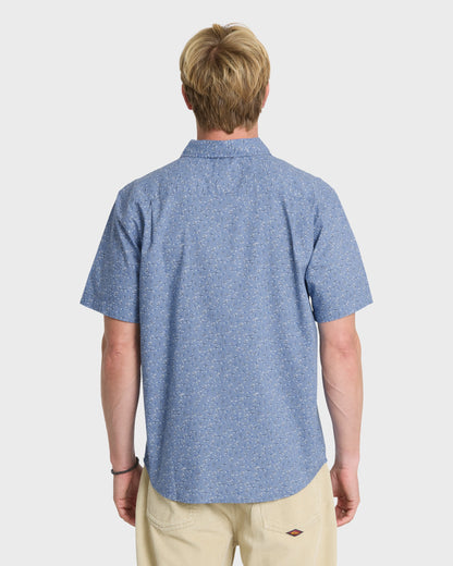 Mesa Meadow Classic Short Sleeve Woven Shirt - Quiet Harbor