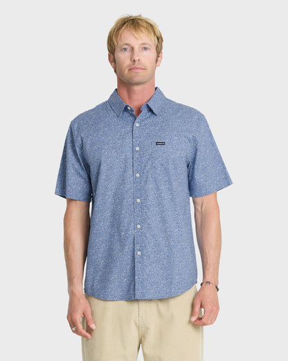 Mesa Meadow Classic Short Sleeve Woven Shirt - Quiet Harbor