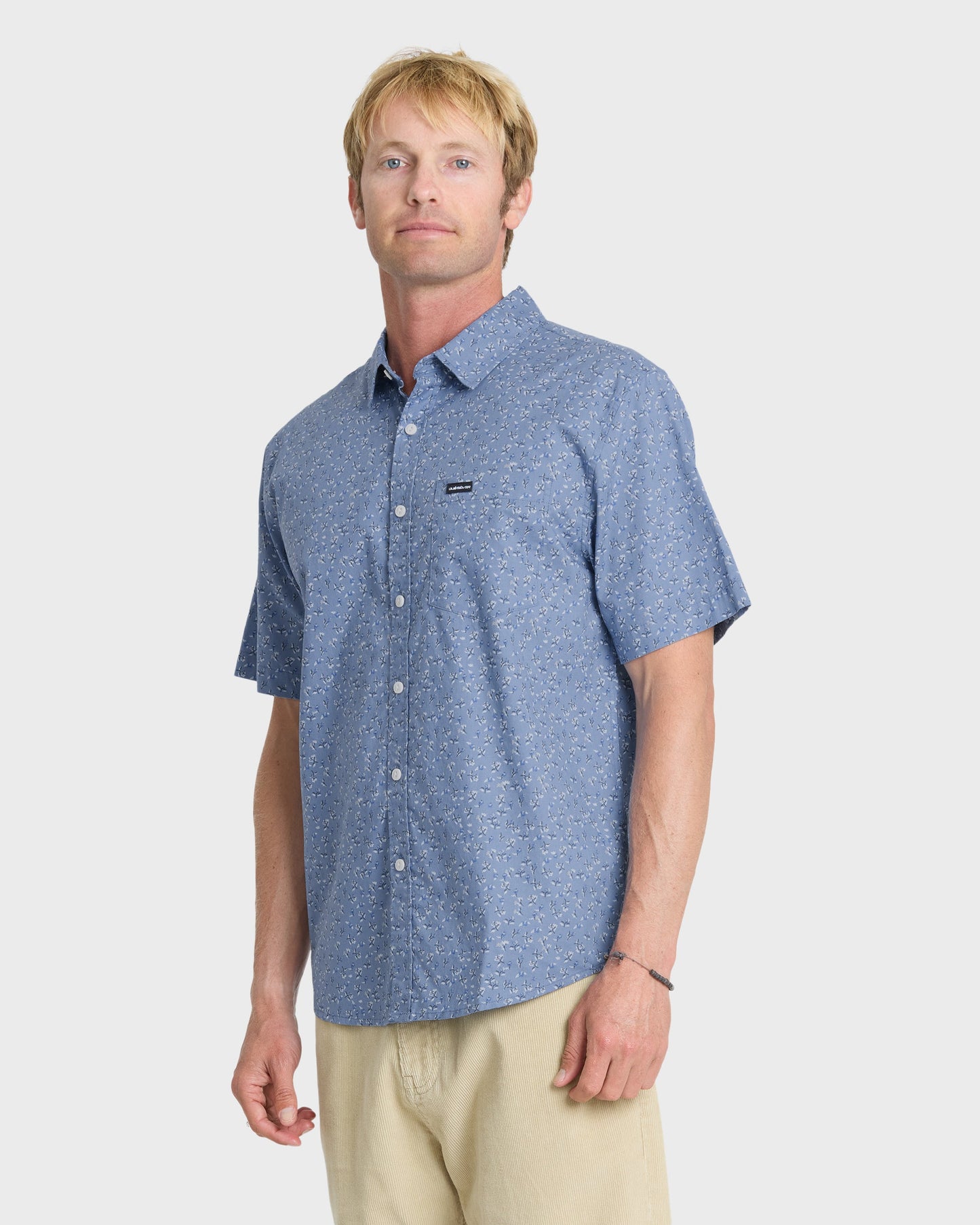 Mesa Meadow Classic Short Sleeve Woven Shirt - Quiet Harbor
