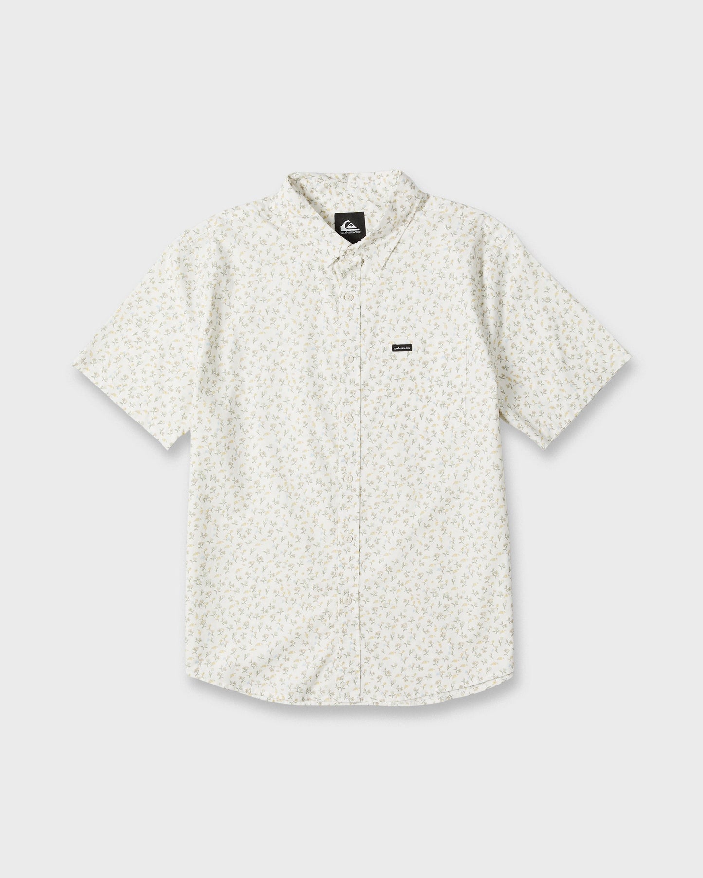 Mesa Meadow Classic Short Sleeve Woven Shirt - Snow White