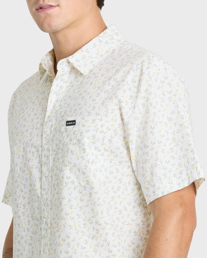 Mesa Meadow Classic Short Sleeve Woven Shirt - Snow White