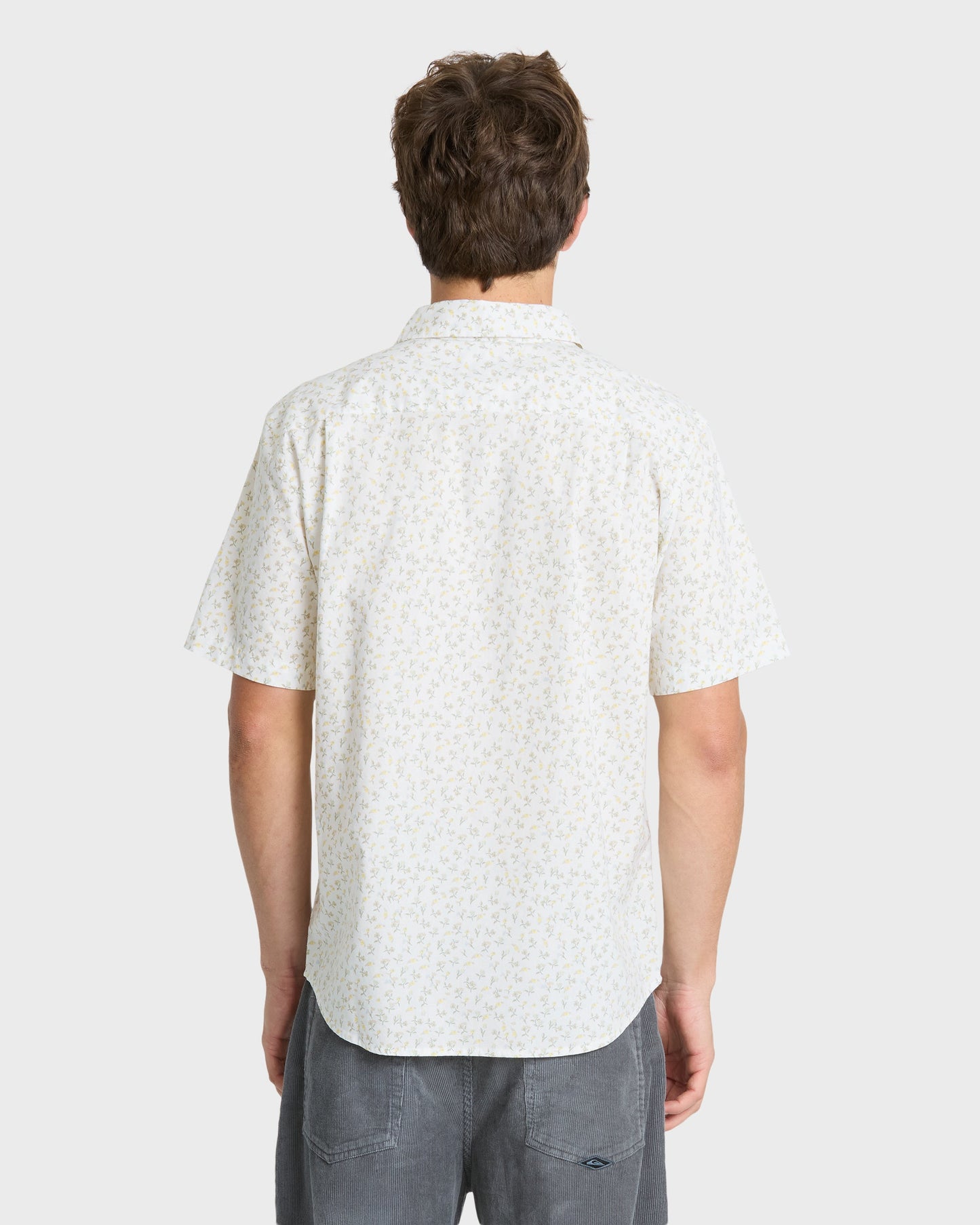 Mesa Meadow Classic Short Sleeve Woven Shirt - Snow White
