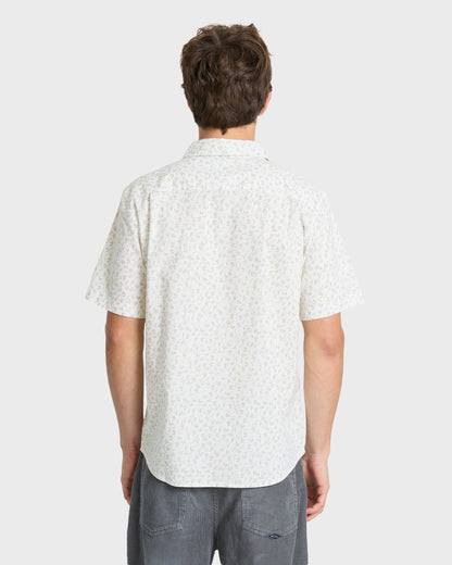 Mesa Meadow Classic Short Sleeve Woven Shirt - Snow White