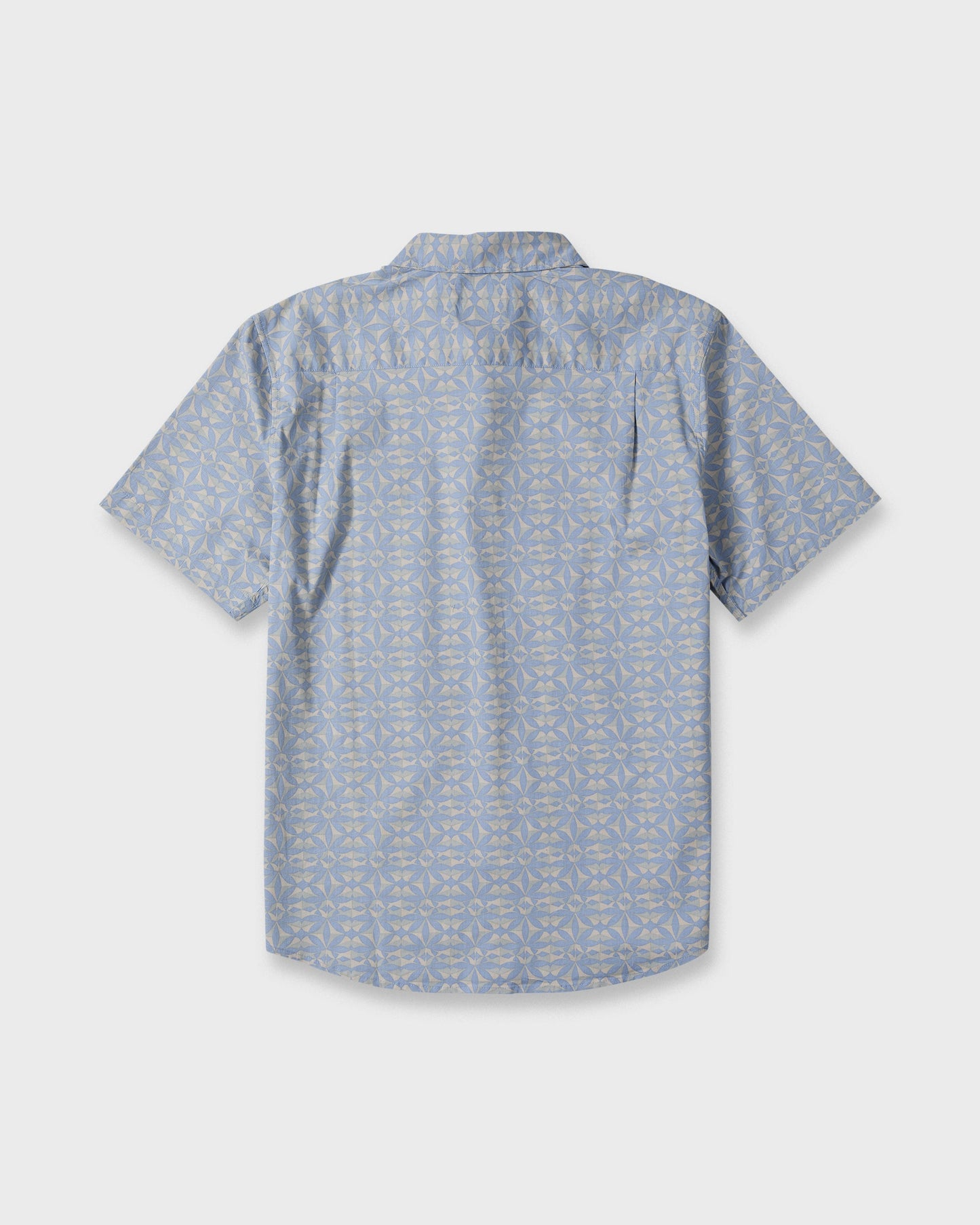 Nature Tile Classic Short Sleeve Woven Shirt - Quiet Harbor
