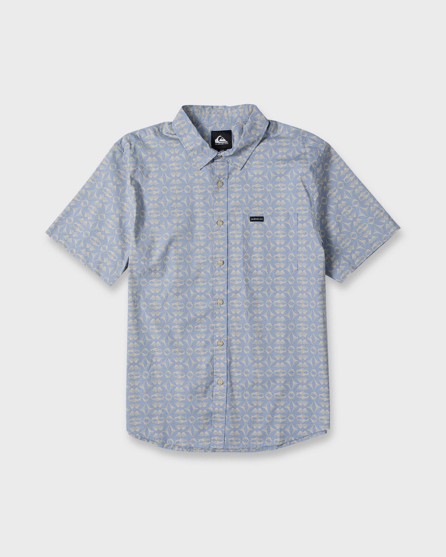 Nature Tile Classic Short Sleeve Woven Shirt - Quiet Harbor