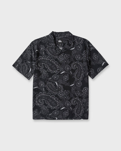Crescent Camp Short Sleeve Woven Shirt - Anthracite