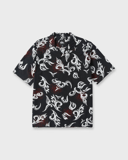 Ceremonial Camp Short Sleeve Woven Shirt - Anthracite