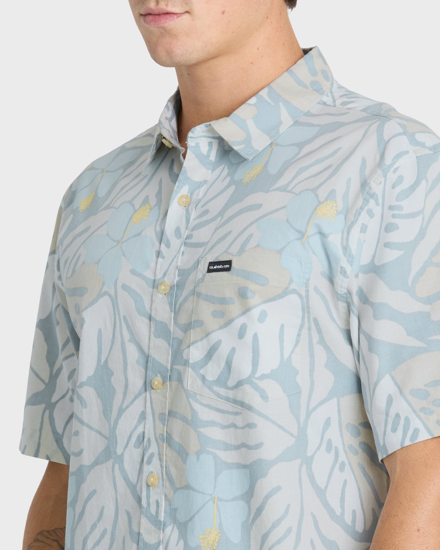 Palm Breeze Classic Short Sleeve Cotton Shirt - Peyote