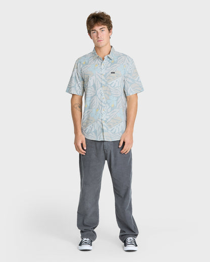 Palm Breeze Classic Short Sleeve Cotton Shirt - Peyote