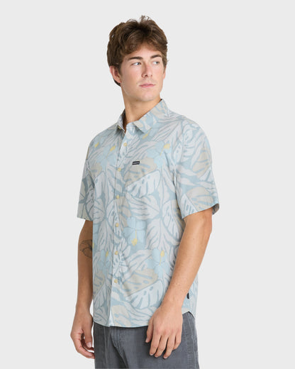 Palm Breeze Classic Short Sleeve Cotton Shirt - Peyote